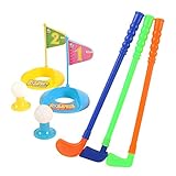 Plastic Golfer Toy Toddler Golf Game Toy Set for Kids Children 9 Piece Set