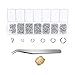 Paxcoo 1500Pcs Open Jump Rings and Lobster Clasps Findings Kit for Jewelry Making