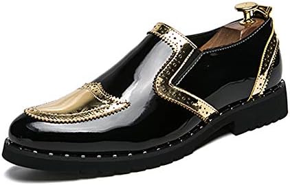 green emerald velvet dress Amazon.com | Men's Gold Shiny Patent Leather Dress Shoes Mens Fashion  Classic Slip On Pointed Toe Derbys Shoes Classic Formal Business Oxford  Shoes(6.5)