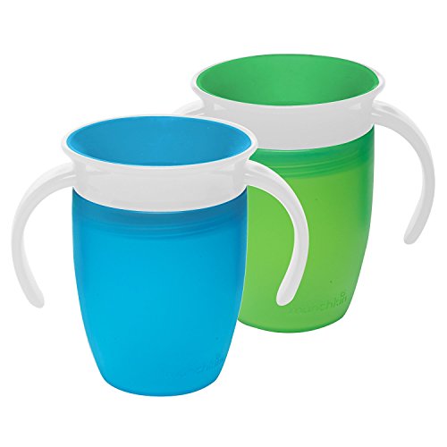 Munchkin Miracle 360 Trainer Cup, 7 Ounce, 2 Count Munchkin Miracle 360 Trainer Cup, 7 Ounce, 2 Count