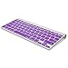 Kuzy Keyboard Cover Compatible with Pro 13 15 17 inch and Air 13.3 inch Silicone Skin Protector, Purple