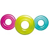 2 Pack - Intex Transparent Inflatable Tube Raft Assorted Colors  59260EP