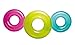 Intex - 59260EP Transparent Inflatable Tube Raft (Assorted Colors) (2 Pack)