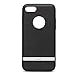 Napa Vegan Leather Hardshell Case for iPhone 8/7, Charcoal Black