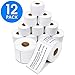 Aegis Adhesives - 2 &frac14;" X 4" Direct Thermal Labels for Shipping & Postage, Perforated & Compatible with Rollo Label Printer & Zebra Desktop Printers (12 Rolls, 350/Roll)