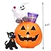 SUPERJARE Hallween Punpkin and Dog - Large
