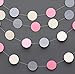 Boston Creative Company Pink Grey White Paper Garland Baby Nursery Decor Baby Shower Decorations Girl Birthday Decoration Wedding Decorations Bridal Shower Decorations