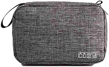 Travel bag with hanging hook, waterproof makeup bag travel storage bag, suitable for accessories, makeup bags, full-size containers, toiletries (Grey) 1 Travel bag with hanging hook, waterproof makeup bag travel storage bag, suitable for accessories, makeup bags, full-size containers, toiletries (Grey)
