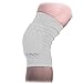 COOLOMG Pad Crashproof Antislip Basketball Leg Knee Short Sleeve Protector Gear (1 Piece), White, Small