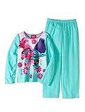 Trolls Girls Poppy & Branch 2pc Fleece Pajamas You Make Me Happy