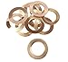 RMP Stamping Blanks, 1 Inch Round Washer with 5/8 Inch Center, 16 Oz. Copper 0.021 Inch (24 Ga.) - 10 Pack