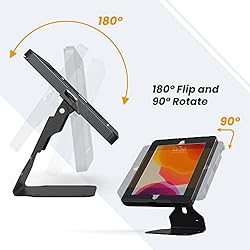 Beelta iPad POS Stand for Desk Heavy Metal Flip