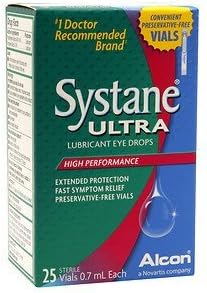 New Systane Ultra High Performance Presevative Free Unit Dose Lubricant Eye Drops, 25 Vials (Exp. 04/2018) by Systane Ultra
