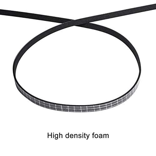 Weather Stripping (.25) 1/4 Inch Wide X 1/16 Inch Thick Black, Thin