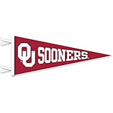 Oklahoma Sooners Wool Felt Pennant - 9" x 24"