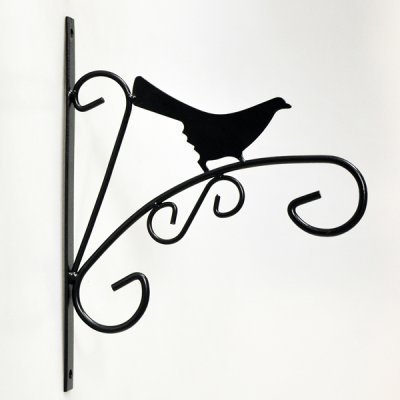 Wild Animal Hanging Basket Wall Bracket Garden Garage Plant Mount Holder Bird