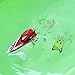 Tipmant Remote Control Boat 2.4G RC Speed Boat Speedboat Ship Kids Summer Water Toy Gifts (No Antenna Required) (Red)