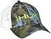 Huk Men's Logo Trucker Cap, Kryptek Neptune/Neon Green, OSFA