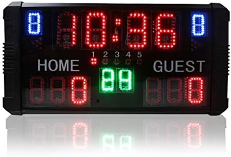 Huanyu - Reloj de Cuenta Regresiva con indicador LED de Baloncesto ...