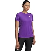 Under Armour Womens Velocity Textured Short Sleeve Crew Neck T Shirt