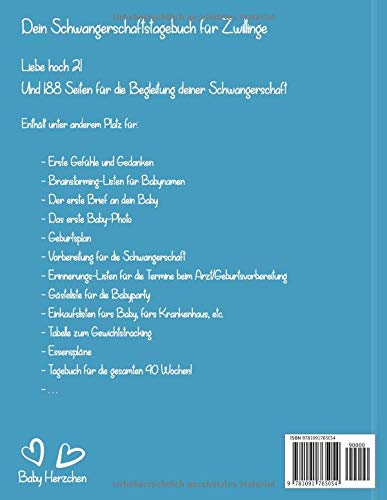 Schwangerschaftstagebuch Zwillinge Unterwegs Tagebuch Fur Die
