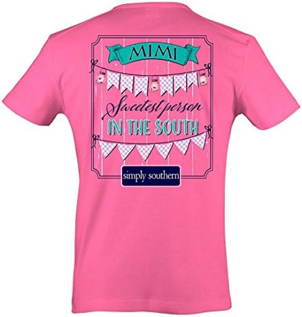 Simply Southern Preppy T-shirt - Mimi Bubblegum (Small)