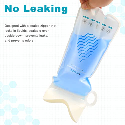 OUMEE 20 Pack 700ML Emergency Disposable Urinal Bags, Camping Pee Bags