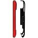 Amzer Double Layer Hybrid Case Cover with Kickstand for Nokia Lumia 1520 - Retail Packaging - Black/Red