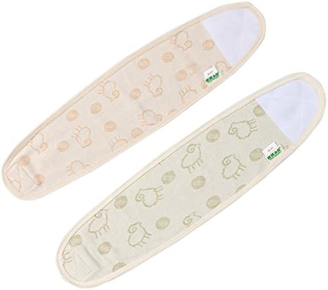 Yoyosoudou Organic Cotton Baby Stomach Belly Band Protect Navel Keep Warm 2Pack