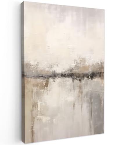 MuchoWow© Leinwand Bilder 60x90 cm Wanddeko Wohnzimmer Aesthetic Room Decor Deko Zimmer Wandbilder Modern Bild auf Leinwand Moderne Kunst - Abstrakt -