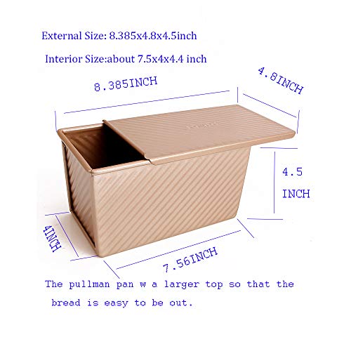 6 Pullman+Cover+Bread+Aluminized+8+35x4inch