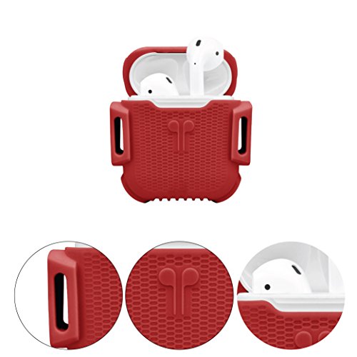 image for Deke Home AirPod Case with strap. Full Protective Cover Portable Silic