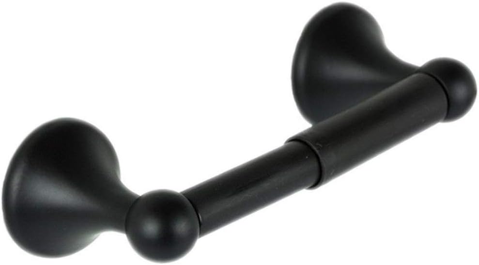 4-Piece Bathroom Hardware Accessory Set With 18" Towel Bar - Matte Black: Home & Kitchen