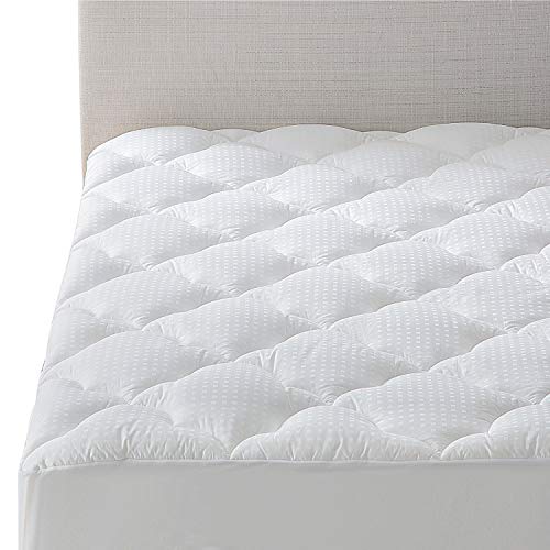 Bedsure Cotton Mattress Pad King Size (up to 18 inches) Deep Pocket, Quilted Mattress Cover