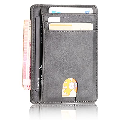 iZiv Slim Wallet,Mini RFID Front Pocket Wallets Minimalist Secure Thin Credit Card Holder