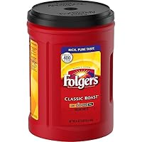 Folgers 4-Pack of 48 Ounce Canisters, Classic Medium Roast Coffee