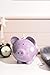 Child to Cherish Ceramic Polka Dot Piggy Bank, Purple