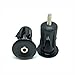 Bar End Plugs CYSKY Handlebar End Caps Handlebar Plugs Perfect for Most Bicycle Road Bike Mountain Bike BMX MTB Fixie (Aluminum, 2 Count, Black)