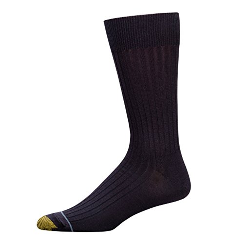 Gold Toe Men's Classic Canterbury Crew Socks (Pack of 3), Shoe Size 6