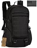 ArcEnCiel Military Tactical Backpack Camouflage Rucksacks Assault MOLLE Bag for Men with Patch