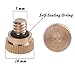 Bluecell World BCP 10PCS 10/24 Screw Thread Brass Misting Nozzle Plug for Outdoor Cooling System