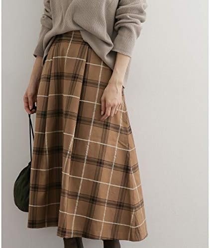 Amazon アーバンリサーチ ドアーズ レディース Urban Research Doors レディススカート チェックロングスカート Camel One スカート 通販