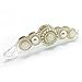 Meilliwish Noble Flower Pearl Banana Hair Clip 1 PCS(H48)(Ivory)