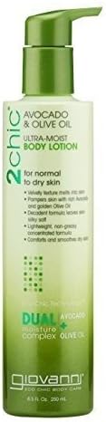 GIOVANNI HAIR CARE PRODUCTS BODY LOTION,2CHIC,AVOC/OL, 8.5 FZ