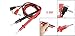 uxcell 1 Pair of 1000V Banana Connector Multimeter Probe Test Lead Cable 0.6 Meter with Thread Probe 60cm Long 19mm Probe Length
