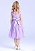 Bow Dream Junior Bridesmaids V-Neckline Chiffon Flower girl Dress