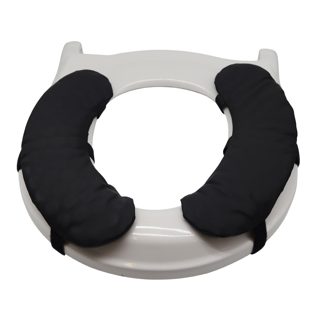 Gel Ovations Dimensional Gel Toilet Seat Cushion Covers | Made from Medical Grade Silicone for Ultimate Softness | Provides Padded Comfort and Relief from Pressure and Shear | Washable | Reusable