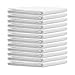 Weaved Collection Standard Size White Pillowcases 12 Pack T-180 (20