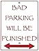 Joke Parking Tickets Road Rage Made Funny This Funny Parking Ticket Will Let Bad Drivers Know Exactly What Society Thinks of Them 10 Different Designs (50 Pages) Black and White