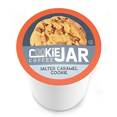 Cookie Jar Coffee Salted Caramel Flavored Coffee, Recyclable Pods, 2.0